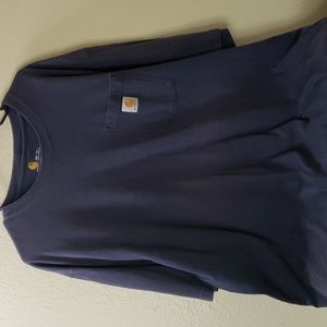 Carhartt Mens Tall 2XL Dark Blue shirt
